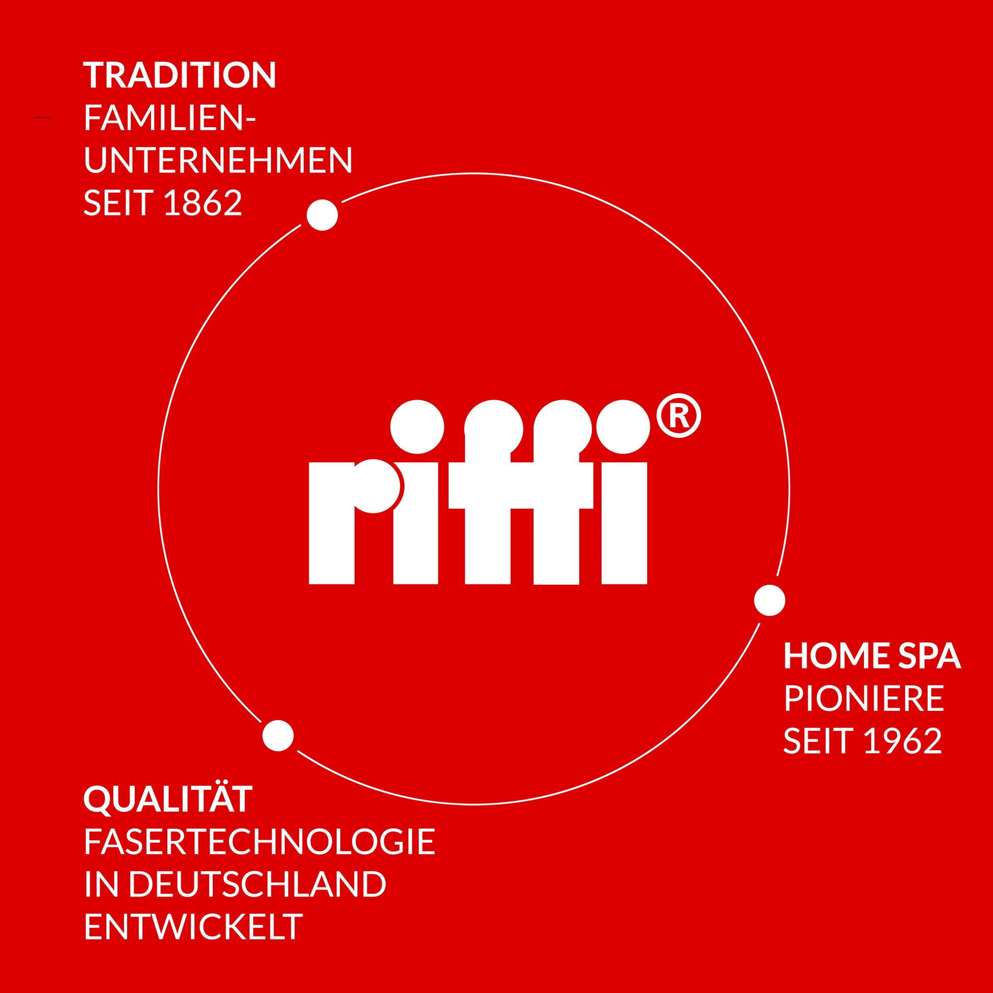 riffi Marke – Qualität aus Deutschland seit 1962, Pionier im Bereich Home Spa und Massageprodukte
